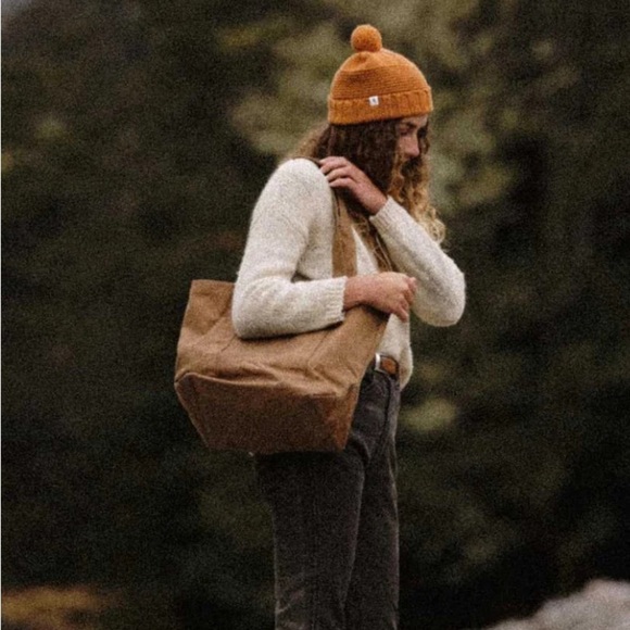 NWT Tasman Ochre Will + Bear Hat Beanie Cap One Size Pumpkin - Picture 3 of 7